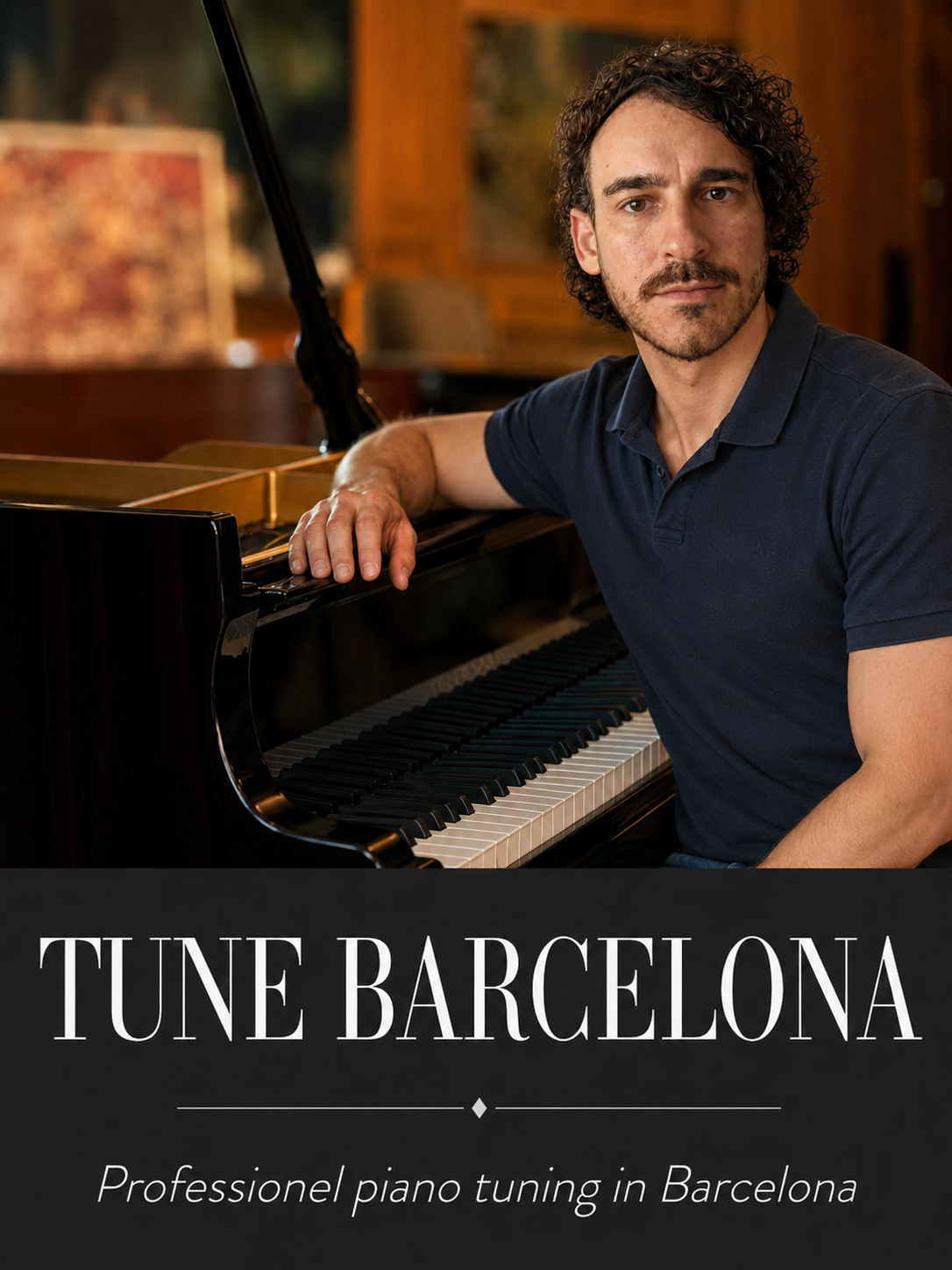 Welcome image for TuneBarcelona featuring Balázs Lapis at the piano
